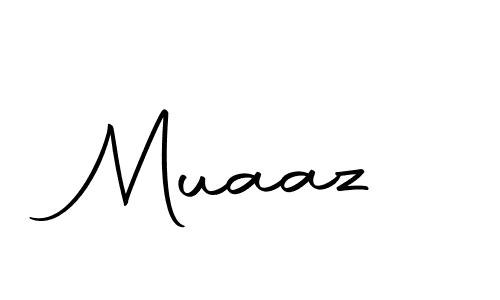 Use a signature maker to create a handwritten signature online. With this signature software, you can design (Autography-DOLnW) your own signature for name Muaaz. Muaaz signature style 10 images and pictures png