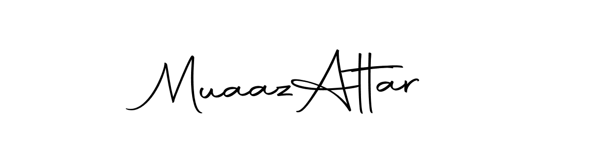Once you've used our free online signature maker to create your best signature Autography-DOLnW style, it's time to enjoy all of the benefits that Muaaz  Attar name signing documents. Muaaz  Attar signature style 10 images and pictures png