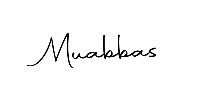 Create a beautiful signature design for name Muabbas. With this signature (Autography-DOLnW) fonts, you can make a handwritten signature for free. Muabbas signature style 10 images and pictures png