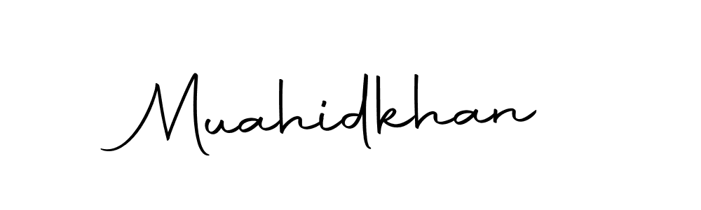 The best way (Autography-DOLnW) to make a short signature is to pick only two or three words in your name. The name Muahidkhan include a total of six letters. For converting this name. Muahidkhan signature style 10 images and pictures png