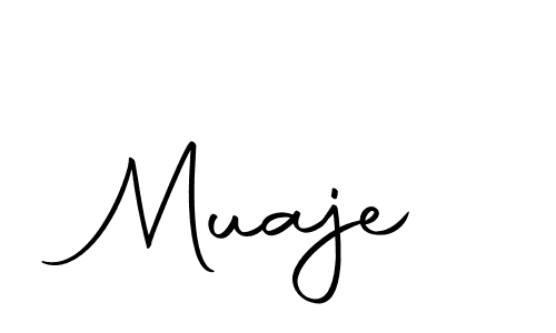 How to make Muaje signature? Autography-DOLnW is a professional autograph style. Create handwritten signature for Muaje name. Muaje signature style 10 images and pictures png