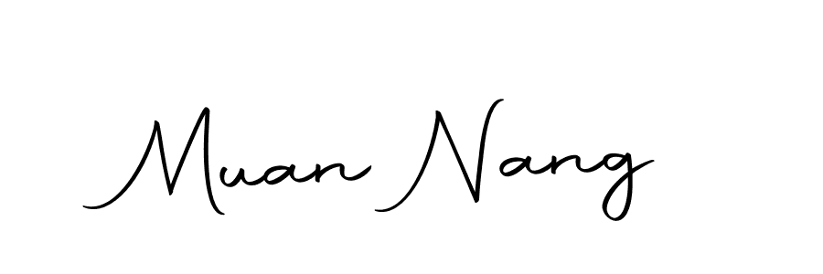 Muan Nang stylish signature style. Best Handwritten Sign (Autography-DOLnW) for my name. Handwritten Signature Collection Ideas for my name Muan Nang. Muan Nang signature style 10 images and pictures png