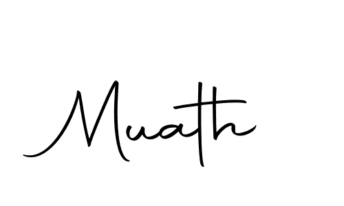 Muath stylish signature style. Best Handwritten Sign (Autography-DOLnW) for my name. Handwritten Signature Collection Ideas for my name Muath. Muath signature style 10 images and pictures png