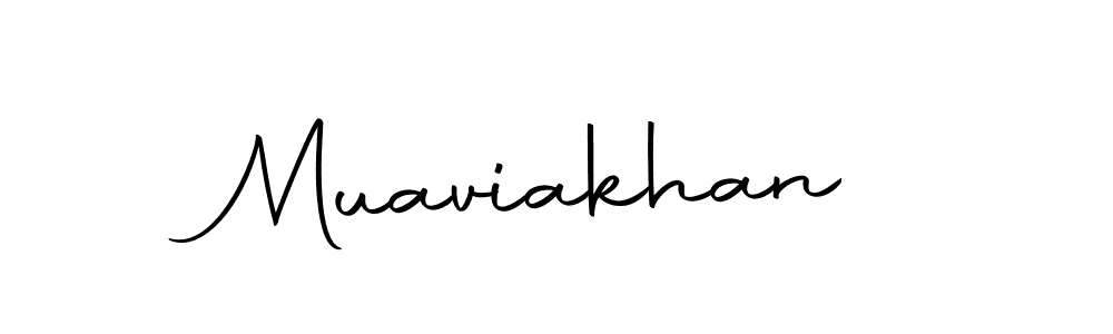 How to make Muaviakhan signature? Autography-DOLnW is a professional autograph style. Create handwritten signature for Muaviakhan name. Muaviakhan signature style 10 images and pictures png