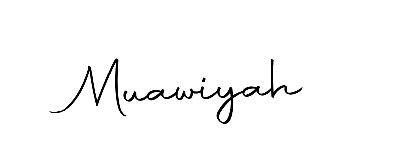 Also we have Muawiyah name is the best signature style. Create professional handwritten signature collection using Autography-DOLnW autograph style. Muawiyah signature style 10 images and pictures png