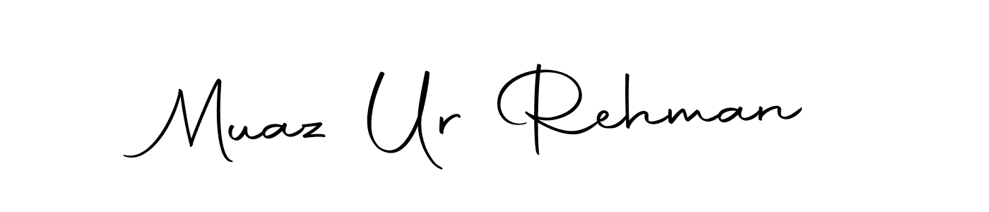 Design your own signature with our free online signature maker. With this signature software, you can create a handwritten (Autography-DOLnW) signature for name Muaz Ur Rehman. Muaz Ur Rehman signature style 10 images and pictures png