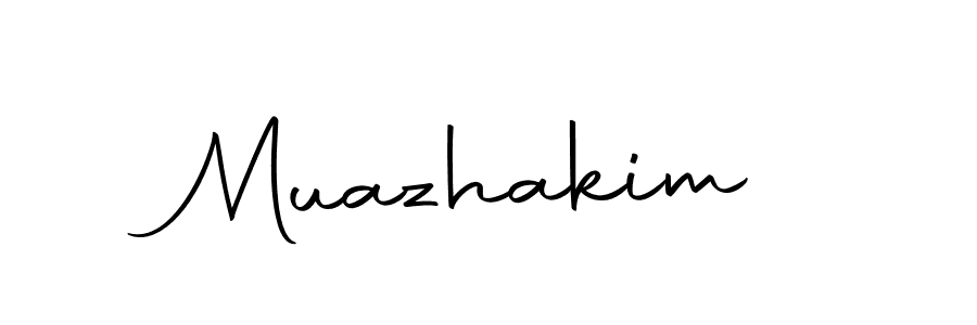 Make a beautiful signature design for name Muazhakim. With this signature (Autography-DOLnW) style, you can create a handwritten signature for free. Muazhakim signature style 10 images and pictures png