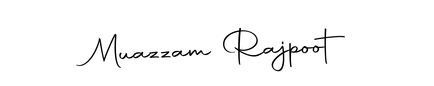 Use a signature maker to create a handwritten signature online. With this signature software, you can design (Autography-DOLnW) your own signature for name Muazzam Rajpoot. Muazzam Rajpoot signature style 10 images and pictures png