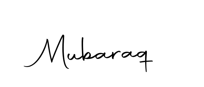 Design your own signature with our free online signature maker. With this signature software, you can create a handwritten (Autography-DOLnW) signature for name Mubaraq. Mubaraq signature style 10 images and pictures png