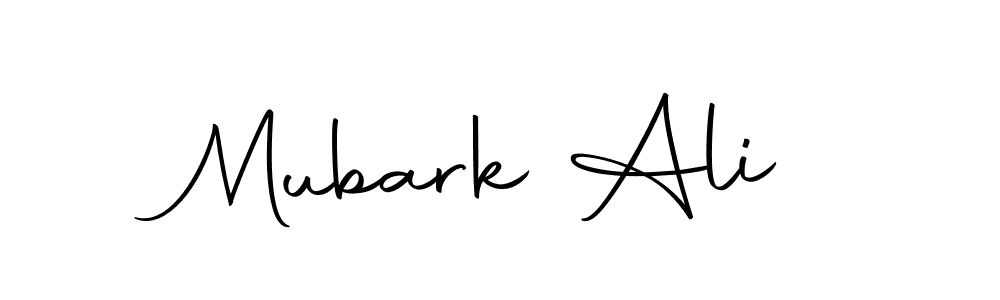 How to make Mubark Ali signature? Autography-DOLnW is a professional autograph style. Create handwritten signature for Mubark Ali name. Mubark Ali signature style 10 images and pictures png
