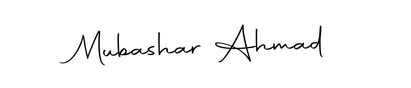 Mubashar Ahmad stylish signature style. Best Handwritten Sign (Autography-DOLnW) for my name. Handwritten Signature Collection Ideas for my name Mubashar Ahmad. Mubashar Ahmad signature style 10 images and pictures png