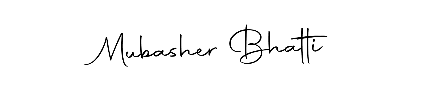 Also we have Mubasher Bhatti name is the best signature style. Create professional handwritten signature collection using Autography-DOLnW autograph style. Mubasher Bhatti signature style 10 images and pictures png