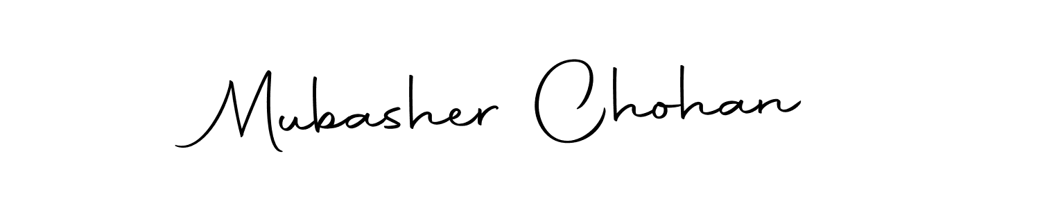 Make a beautiful signature design for name Mubasher Chohan. Use this online signature maker to create a handwritten signature for free. Mubasher Chohan signature style 10 images and pictures png