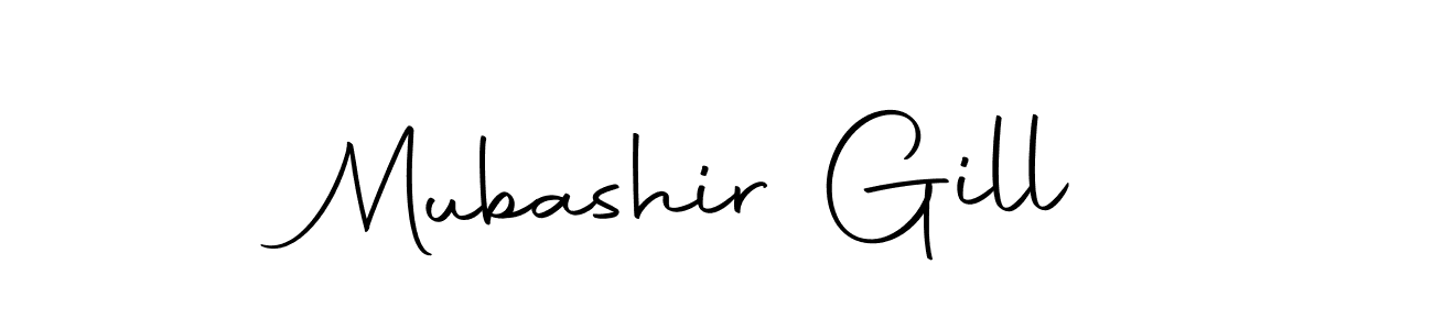 The best way (Autography-DOLnW) to make a short signature is to pick only two or three words in your name. The name Mubashir Gill include a total of six letters. For converting this name. Mubashir Gill signature style 10 images and pictures png