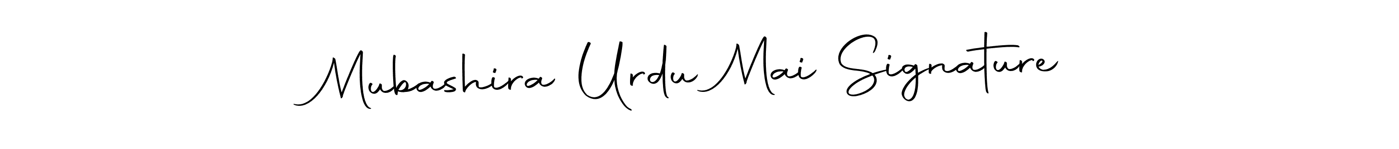 Also we have Mubashira Urdu Mai Signature name is the best signature style. Create professional handwritten signature collection using Autography-DOLnW autograph style. Mubashira Urdu Mai Signature signature style 10 images and pictures png