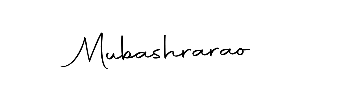 Design your own signature with our free online signature maker. With this signature software, you can create a handwritten (Autography-DOLnW) signature for name Mubashrarao. Mubashrarao signature style 10 images and pictures png