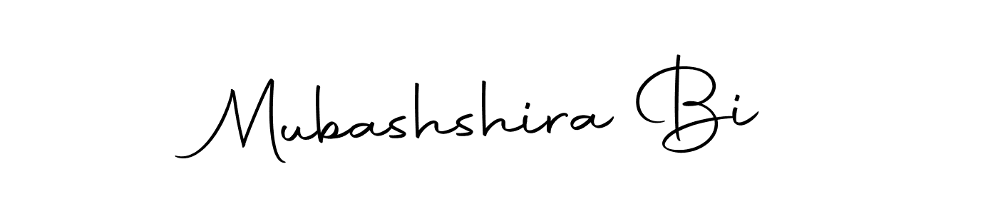 The best way (Autography-DOLnW) to make a short signature is to pick only two or three words in your name. The name Mubashshira Bi include a total of six letters. For converting this name. Mubashshira Bi signature style 10 images and pictures png