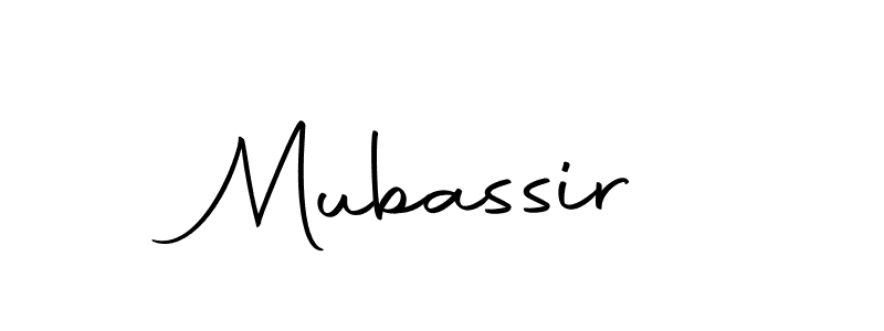 Make a beautiful signature design for name Mubassir. Use this online signature maker to create a handwritten signature for free. Mubassir signature style 10 images and pictures png