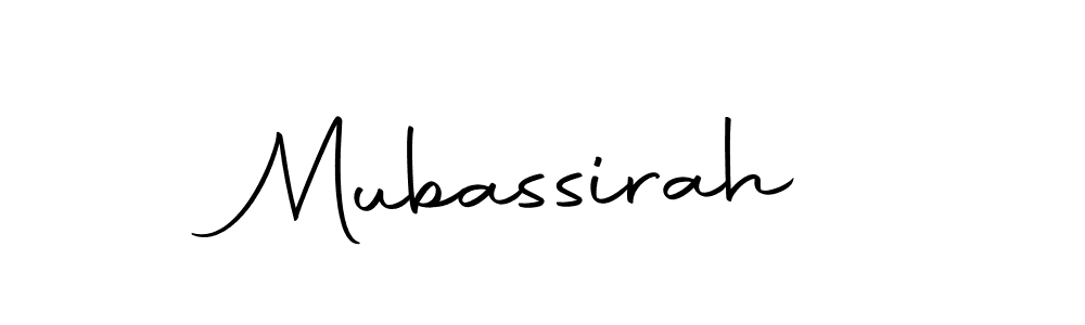 if you are searching for the best signature style for your name Mubassirah. so please give up your signature search. here we have designed multiple signature styles  using Autography-DOLnW. Mubassirah signature style 10 images and pictures png