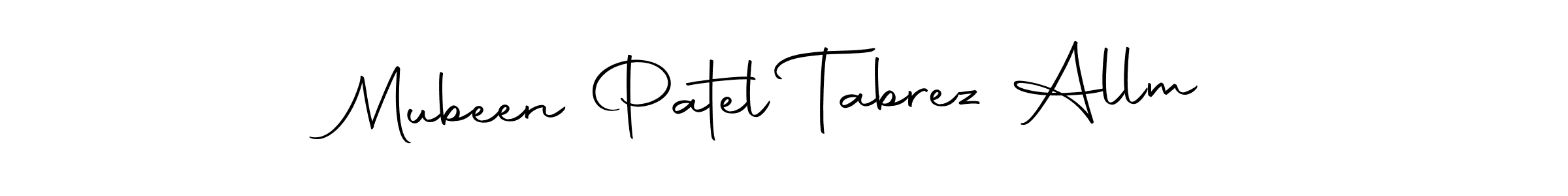 Here are the top 10 professional signature styles for the name Mubeen Patel Tabrez Allm. These are the best autograph styles you can use for your name. Mubeen Patel Tabrez Allm signature style 10 images and pictures png