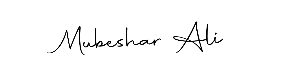 Make a beautiful signature design for name Mubeshar Ali. Use this online signature maker to create a handwritten signature for free. Mubeshar Ali signature style 10 images and pictures png