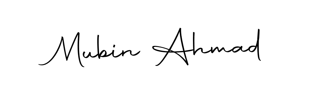 You should practise on your own different ways (Autography-DOLnW) to write your name (Mubin Ahmad) in signature. don't let someone else do it for you. Mubin Ahmad signature style 10 images and pictures png