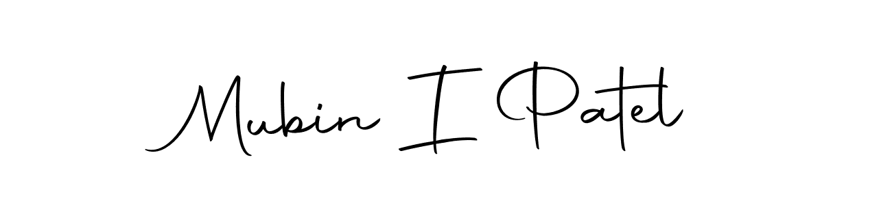 Make a beautiful signature design for name Mubin I Patel. With this signature (Autography-DOLnW) style, you can create a handwritten signature for free. Mubin I Patel signature style 10 images and pictures png