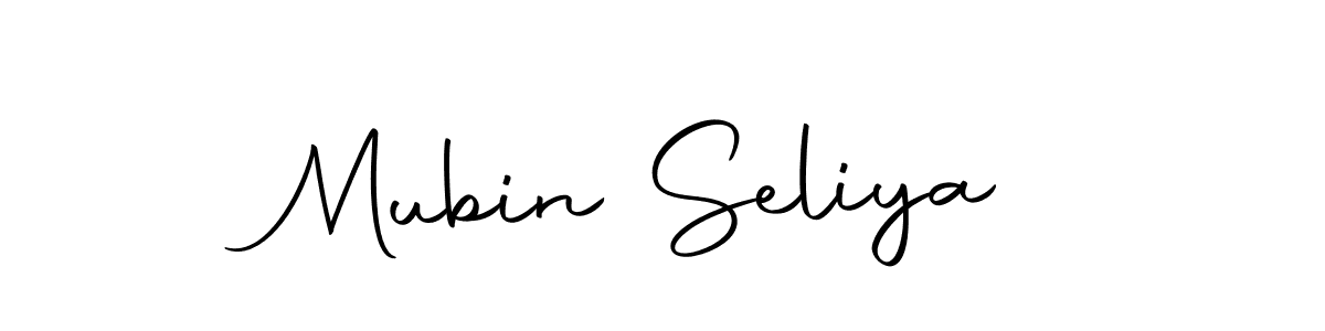 Make a short Mubin Seliya signature style. Manage your documents anywhere anytime using Autography-DOLnW. Create and add eSignatures, submit forms, share and send files easily. Mubin Seliya signature style 10 images and pictures png