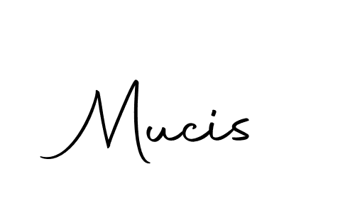 Design your own signature with our free online signature maker. With this signature software, you can create a handwritten (Autography-DOLnW) signature for name Mucis. Mucis signature style 10 images and pictures png