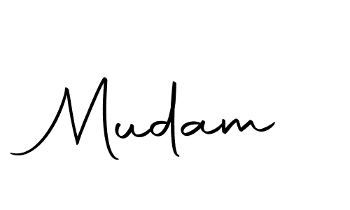 Create a beautiful signature design for name Mudam. With this signature (Autography-DOLnW) fonts, you can make a handwritten signature for free. Mudam signature style 10 images and pictures png