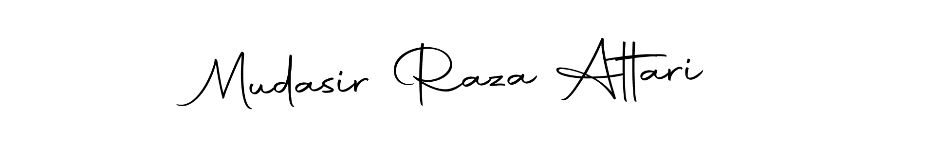 Design your own signature with our free online signature maker. With this signature software, you can create a handwritten (Autography-DOLnW) signature for name Mudasir Raza Attari. Mudasir Raza Attari signature style 10 images and pictures png