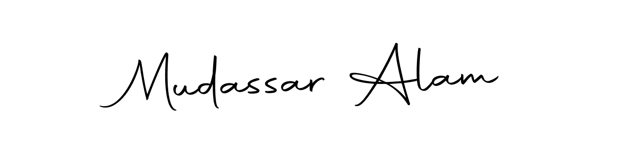 Design your own signature with our free online signature maker. With this signature software, you can create a handwritten (Autography-DOLnW) signature for name Mudassar Alam. Mudassar Alam signature style 10 images and pictures png