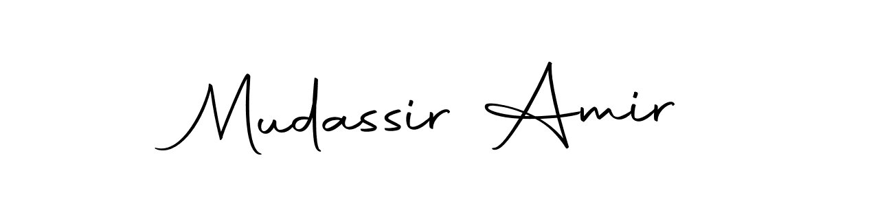 How to make Mudassir Amir signature? Autography-DOLnW is a professional autograph style. Create handwritten signature for Mudassir Amir name. Mudassir Amir signature style 10 images and pictures png