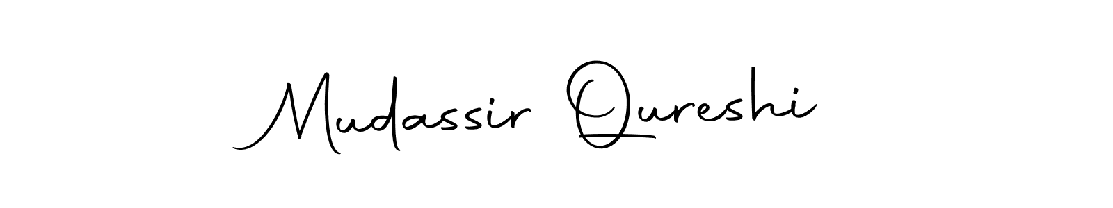 This is the best signature style for the Mudassir Qureshi name. Also you like these signature font (Autography-DOLnW). Mix name signature. Mudassir Qureshi signature style 10 images and pictures png