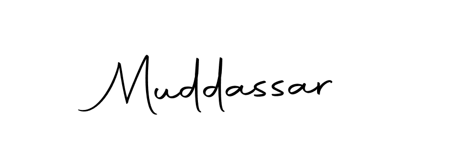 Use a signature maker to create a handwritten signature online. With this signature software, you can design (Autography-DOLnW) your own signature for name Muddassar. Muddassar signature style 10 images and pictures png