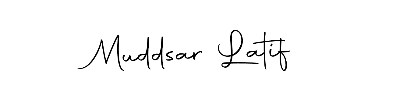 Design your own signature with our free online signature maker. With this signature software, you can create a handwritten (Autography-DOLnW) signature for name Muddsar Latif. Muddsar Latif signature style 10 images and pictures png