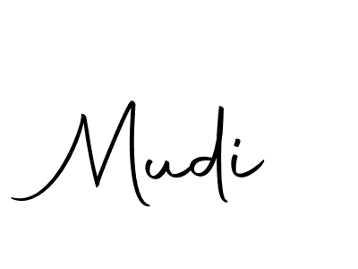 Create a beautiful signature design for name Mudi. With this signature (Autography-DOLnW) fonts, you can make a handwritten signature for free. Mudi signature style 10 images and pictures png