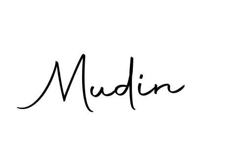 You should practise on your own different ways (Autography-DOLnW) to write your name (Mudin) in signature. don't let someone else do it for you. Mudin signature style 10 images and pictures png