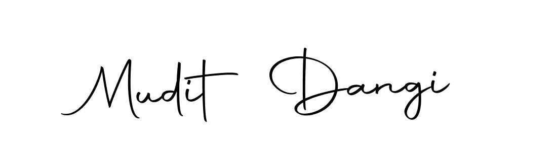 Design your own signature with our free online signature maker. With this signature software, you can create a handwritten (Autography-DOLnW) signature for name Mudit Dangi. Mudit Dangi signature style 10 images and pictures png