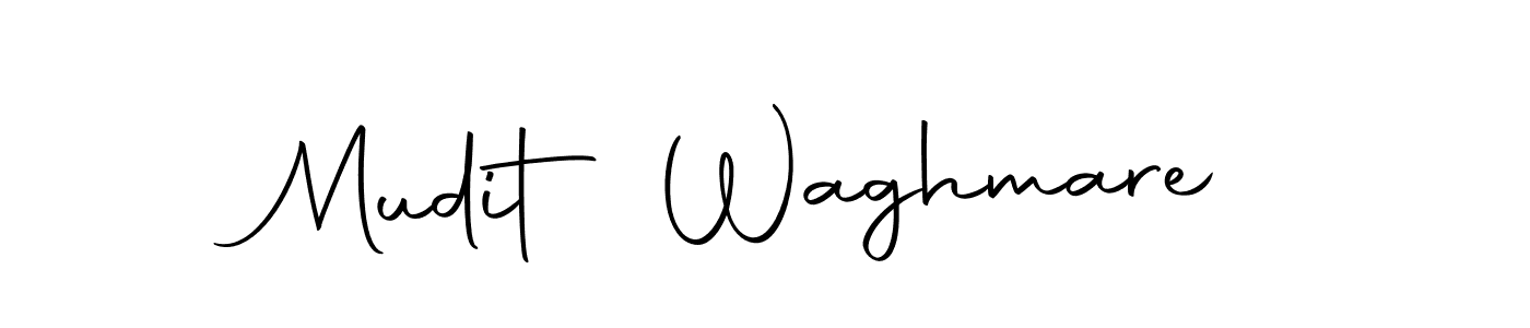 Mudit Waghmare stylish signature style. Best Handwritten Sign (Autography-DOLnW) for my name. Handwritten Signature Collection Ideas for my name Mudit Waghmare. Mudit Waghmare signature style 10 images and pictures png