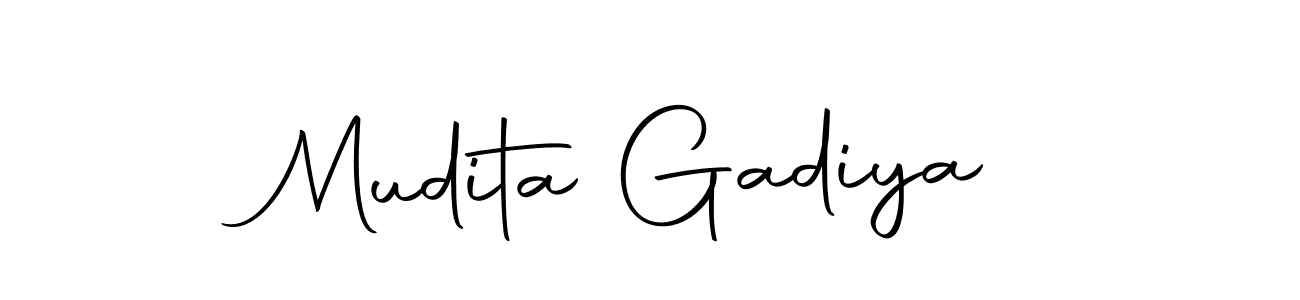 How to Draw Mudita Gadiya signature style? Autography-DOLnW is a latest design signature styles for name Mudita Gadiya. Mudita Gadiya signature style 10 images and pictures png