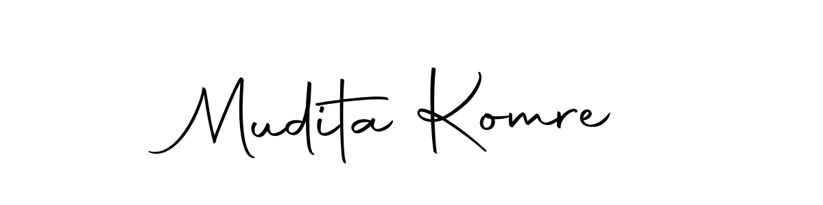 Make a short Mudita Komre signature style. Manage your documents anywhere anytime using Autography-DOLnW. Create and add eSignatures, submit forms, share and send files easily. Mudita Komre signature style 10 images and pictures png