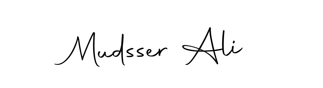 The best way (Autography-DOLnW) to make a short signature is to pick only two or three words in your name. The name Mudsser Ali include a total of six letters. For converting this name. Mudsser Ali signature style 10 images and pictures png