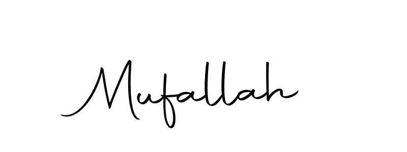 How to make Mufallah signature? Autography-DOLnW is a professional autograph style. Create handwritten signature for Mufallah name. Mufallah signature style 10 images and pictures png