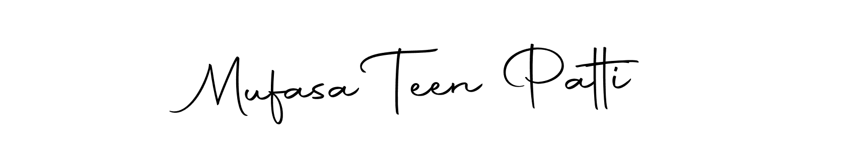 Use a signature maker to create a handwritten signature online. With this signature software, you can design (Autography-DOLnW) your own signature for name Mufasa Teen Patti. Mufasa Teen Patti signature style 10 images and pictures png