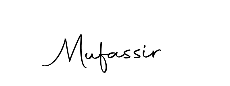 Mufassir stylish signature style. Best Handwritten Sign (Autography-DOLnW) for my name. Handwritten Signature Collection Ideas for my name Mufassir. Mufassir signature style 10 images and pictures png