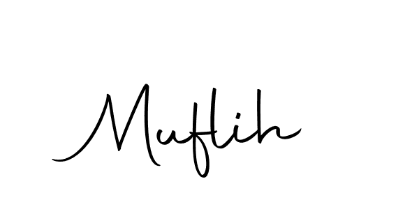 How to make Muflih signature? Autography-DOLnW is a professional autograph style. Create handwritten signature for Muflih name. Muflih signature style 10 images and pictures png