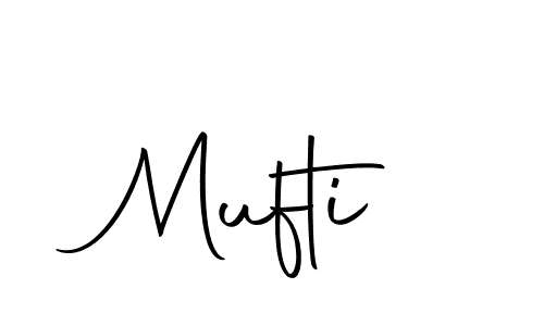 Create a beautiful signature design for name Mufti. With this signature (Autography-DOLnW) fonts, you can make a handwritten signature for free. Mufti signature style 10 images and pictures png