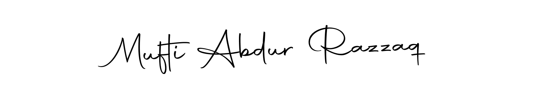 Similarly Autography-DOLnW is the best handwritten signature design. Signature creator online .You can use it as an online autograph creator for name Mufti Abdur Razzaq. Mufti Abdur Razzaq signature style 10 images and pictures png