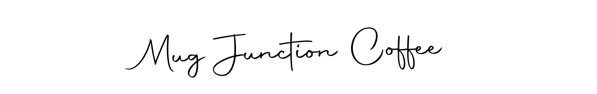 Mug Junction Coffee stylish signature style. Best Handwritten Sign (Autography-DOLnW) for my name. Handwritten Signature Collection Ideas for my name Mug Junction Coffee. Mug Junction Coffee signature style 10 images and pictures png